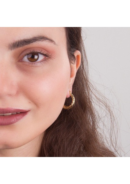 14 Ayar Italyan Halka Altın Küpe fiyatları