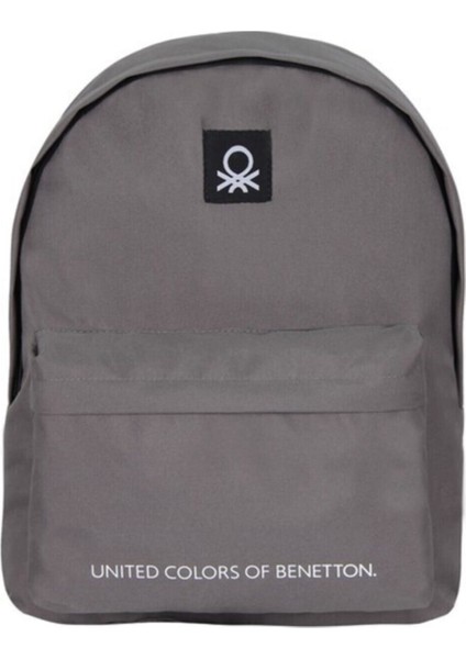 Benetton Gri Renk Okul Sırt Çantası 70682