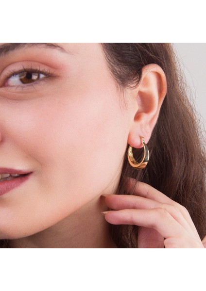 14 Ayar Italyan Parlak Halka Altın Küpe fiyatları