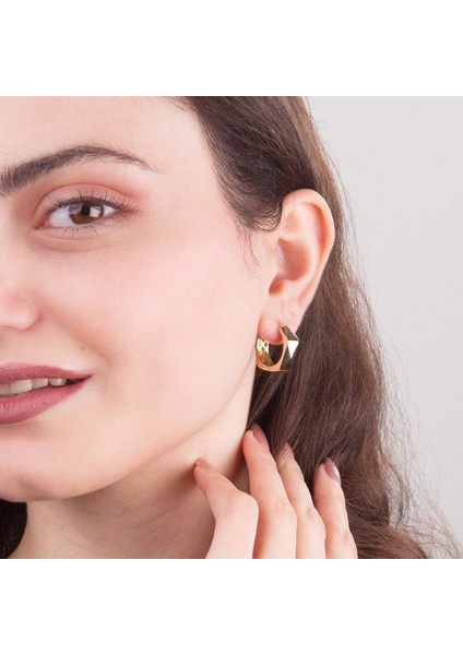 14 Ayar Italyan Altın Küpe