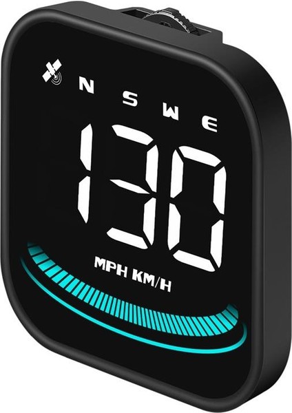 G4 Hud Elektronik Yön Pusulalı Gps Uydu Tarayıcılı Çift Alarmlı 6 Renk Işık Efektli Hayalet Ekran Hız Göstergesi