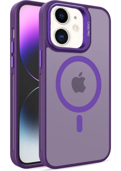 M.tk moveteck Apple iPhone 11 Kılıf Mat Krom + Kendi Renginde Lens Camı 2'li Set