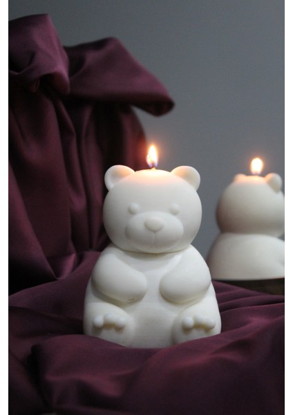 Ayıcık Soya Mumu , Dekoratif Mum , El Yapımı fırsatları