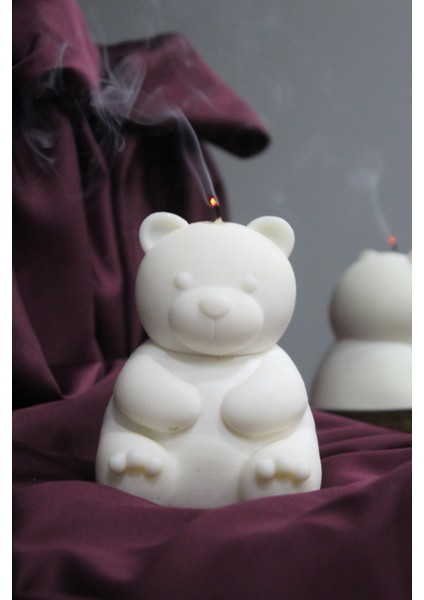 Ayıcık Soya Mumu , Dekoratif Mum , El Yapımı indirimleri