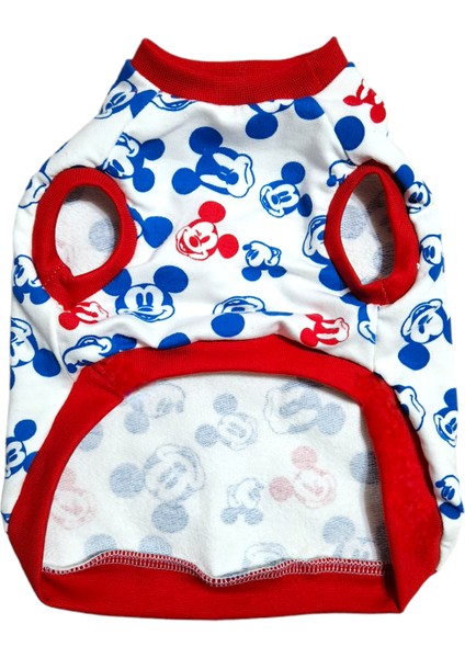 Kedi Köpek Kırmızı Lacivert Mıckey Tshırt fiyatları