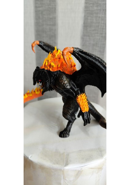 Yüzüklerin Efendisi Balrog Lotr Boyalı Figür 14 cm