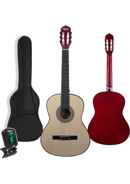 CG-34NT-PAK Kaliteli 34 İnç 1/2 Juniur Çocuk Gitarı Seti 4-8 Yaş Arası + Tuner Çanta Capo Askı Nota Sticker Pena Metod