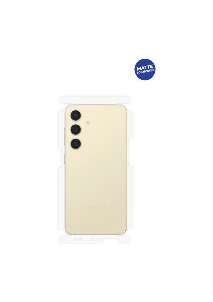 Samsung Galaxy S24 Mat Arka ve Yan Koruyucu Tpu Film