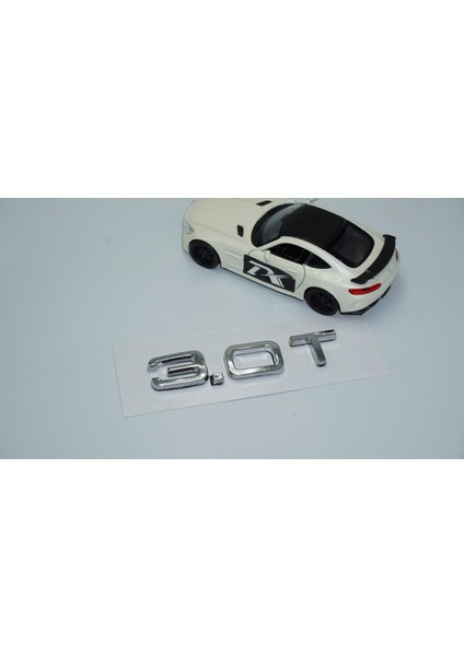 Audi 3.0t Bagaj Krom Abs 3m 3D Yazı Logo
