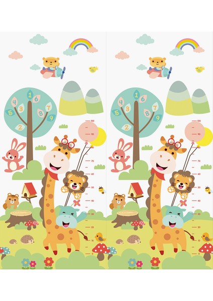 Hello My Friends - Katlanabilir - Extra Large - Çift Yönlü - Oyun Halısı ve Matı 160X180X1,5 cm (Taşıma Çantası Hediyeli) fiyatları