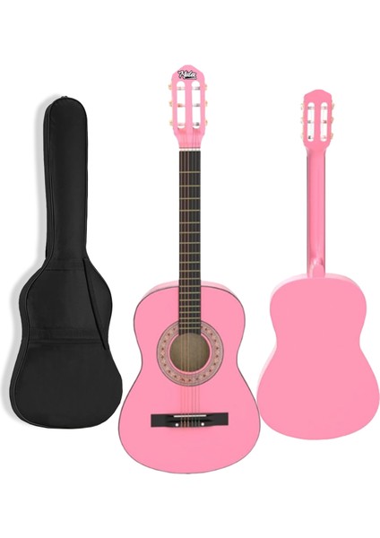 CG-36PK Kaliteli 36 İnç 3/4 Juniur Çocuk Gitarı 8-12 Yaş Arası + Çanta Askı Capo Nota Sticker Pena Metod