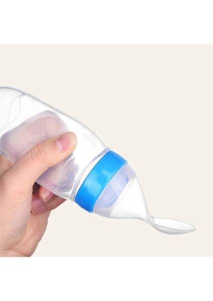Kaşıklı Bebek Mama Besleyici Silikon Littloo 2 Adet