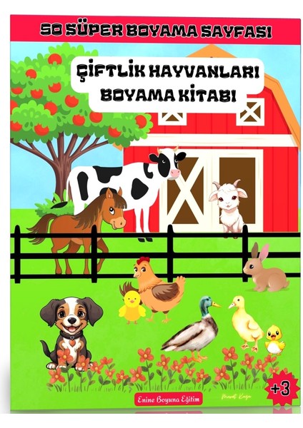 Çiftlik Hayvanları Boyama Kitabı