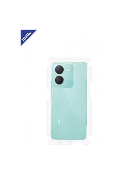 Vivo Y27S Mat Arka ve Yan Koruyucu Poliüretan Film