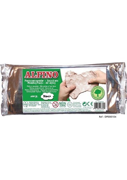 Alpino DP-104 Şekillendirme Kili 500 gr Beyaz