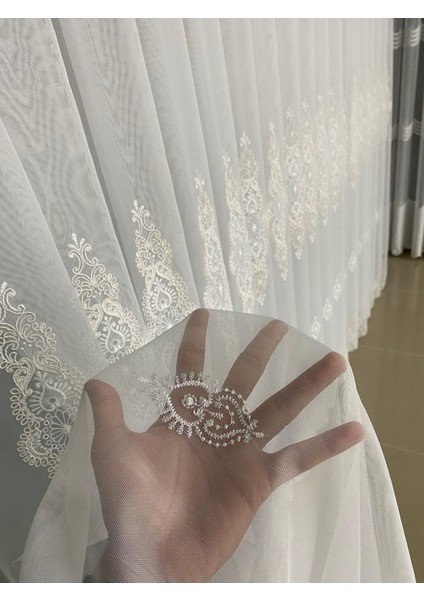Kort Desenli Tül Perde fırsatları