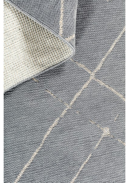 Garden 8209 Antrasit Yıkanabilir Kesme Yolluk Koridor Halısı Kaymaz Çocuk Odası Halı Kilim fırsatları