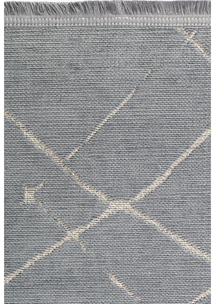 Garden 8209 Antrasit Yıkanabilir Kesme Yolluk Koridor Halısı Kaymaz Çocuk Odası Halı Kilim indirimleri