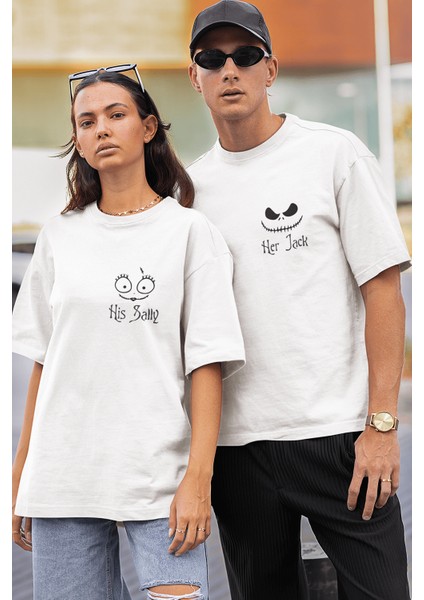 Sally ve Jack Sevgili/çift/arkadaşlık 2'li Tişört Seti fiyatları