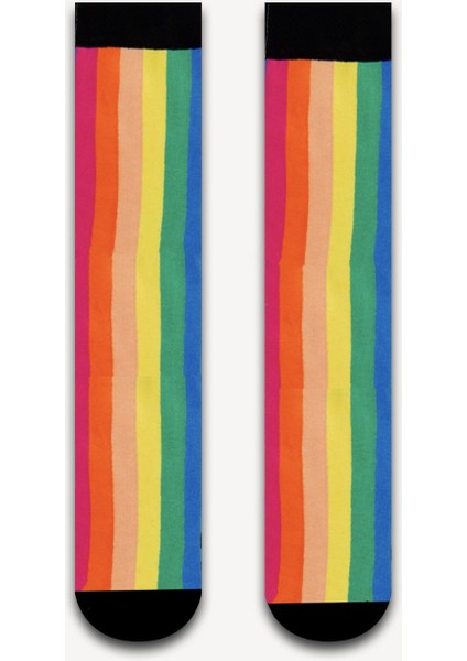 Colorful Renkli Rengarenk Unisex Kolej Çorap fiyatları