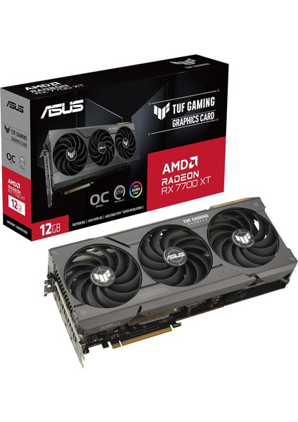 Radeon Rx 7700 Xt TUF-RX7700XT-O12G- 12GB Gddr6 Oc HDMI 3xdp Ekran Kartı