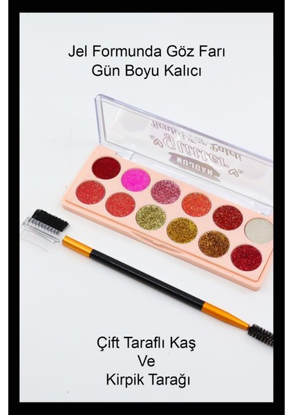 Işıltılı Güzellik Makyaj Seti Koyu Ton