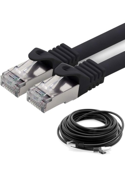 50 cm Cat7 Kablo S/ftp Lszh Ethernet Network Lan Ağ Kablosu