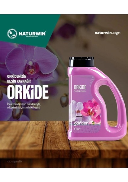 Garden Orkide Sıvı Bitki Besini Gübre 600 ml