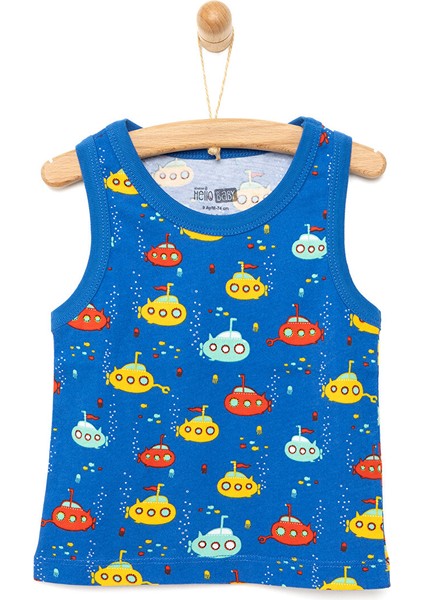 Denizaltı Baskılı Atlet Tshirt Erkek Bebek