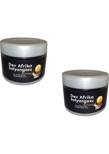 Yaşlanma Karşıtı Dev Afrika Salyangozu Kremi 100 Ml X 2 / Anti-Wrinkle Giant African Snail Cream 100 Ml X 2