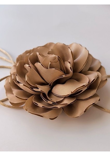 Kolye/çift Katlı Kumaş Çiçek Kolye (Bk7 ) fiyatları