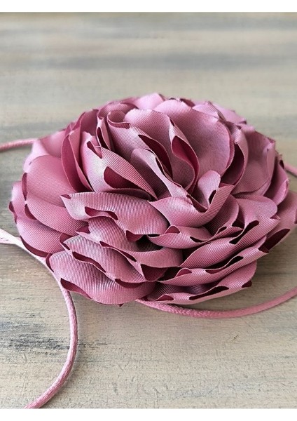 Kolye/çift Katlı Kumaş Çiçek Kolye (Bk7 ) fiyatları