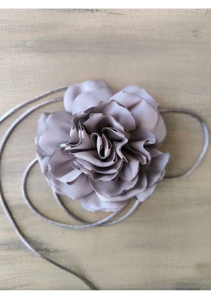 Kolye/çift Katlı Kumaş Çiçek Kolye (Bk7 ) fiyatları