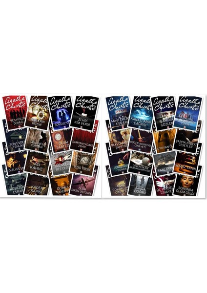 Büyük Set - 3- 2 Kitap - Agatha Christie