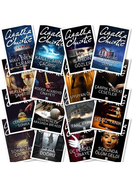Büyük Set - 3- 2 Kitap - Agatha Christie fiyatları