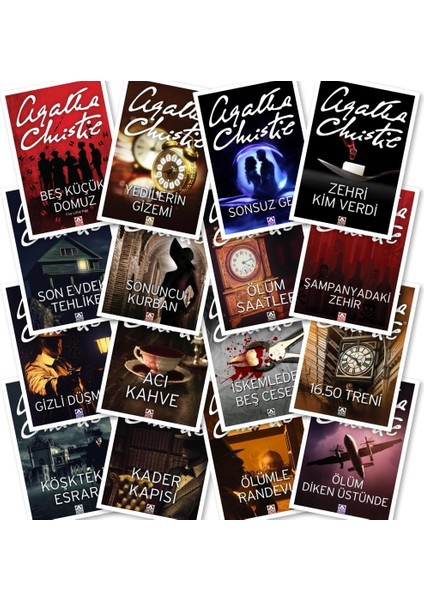 Büyük Set - 3- 2 Kitap - Agatha Christie modelleri