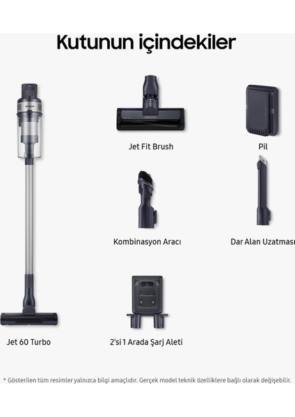 VS15A6031R4 Jet 60 Dikey/pratik Elektrikli Süpürge