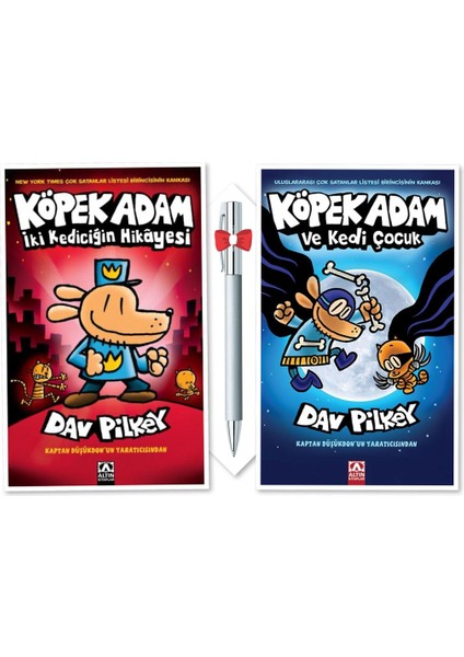 Köpek Adam 3: Iki Kediciğin Hikayesi - Köpek Adam 4 Kedi Çocuk + Caprice Kalem