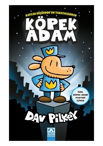 Köpek Adam Kitap Seti - 9 Kitap - Dav Pilkey + Caprice Tükenmez Kalemli