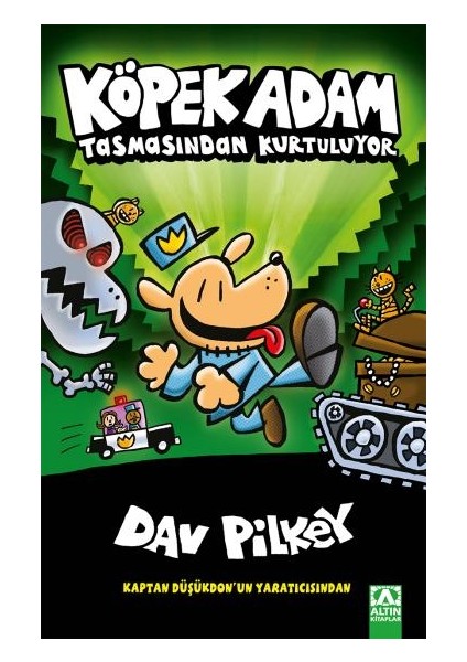 Köpek Adam Kitap Seti - 9 Kitap - Dav Pilkey + Caprice Tükenmez Kalemli