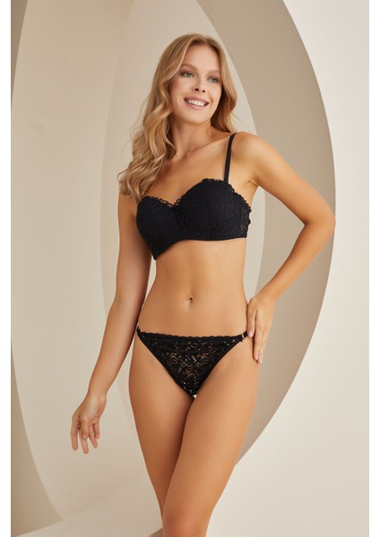 4837 Straplez Sütyen Takım