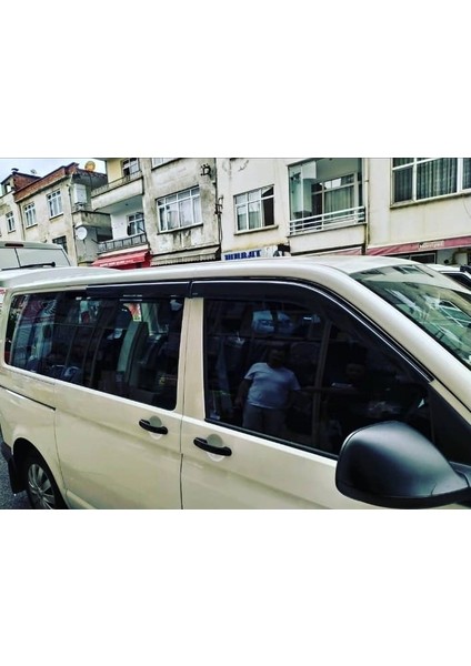 Volkswagen T.5-T.7 (2-Li) 2003-2022 Düz Model Cam Rüzgarlığı Kuzgun