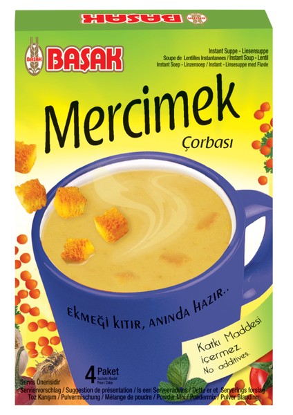 Çabuk Çorba Mercimek 22 gr x 24 Adet