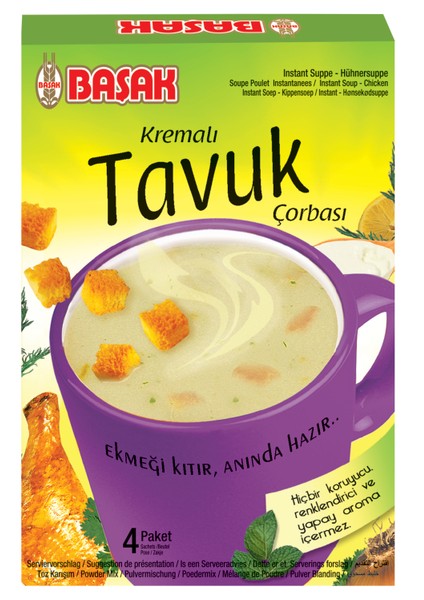 Çabuk Çorba Kremalı Tavuk 22 gr x 24 Adet