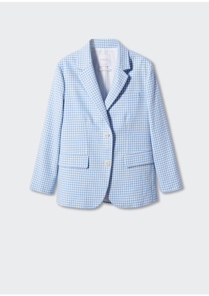 Gingham Blazer