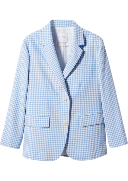 Gingham Blazer