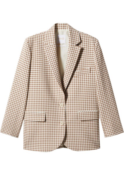 Gingham Blazer