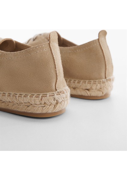 Mango Kids Bağcıklı Süet Espadriller