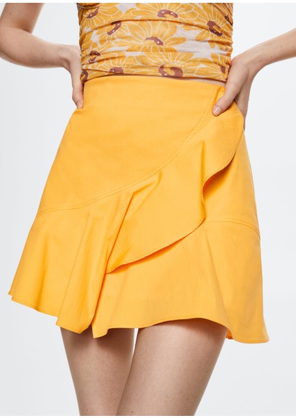 Fırfırlı Pamuklu Etek