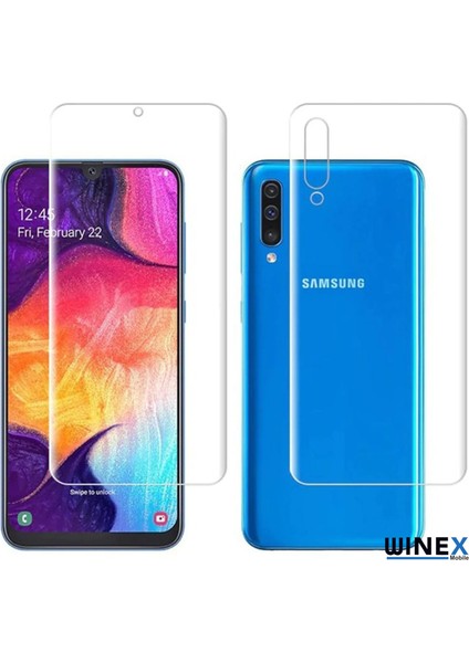 Apple iPhone 15 Pro Max Ile Uyumlu Ön-Arka Darbe Emici Hd Ekran Koruyucu Kaplama